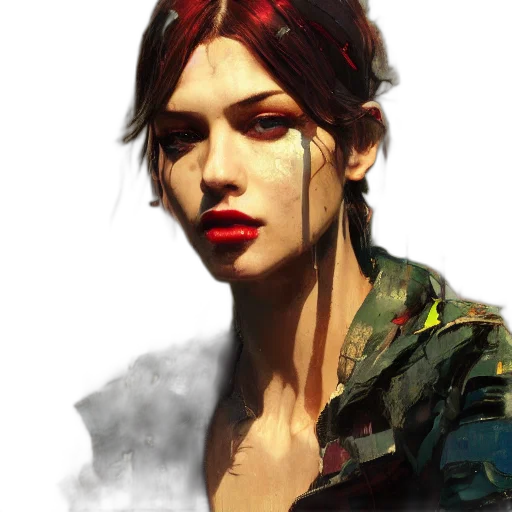 face, jacket, photorealistic, concept art transparent PNG cut-out