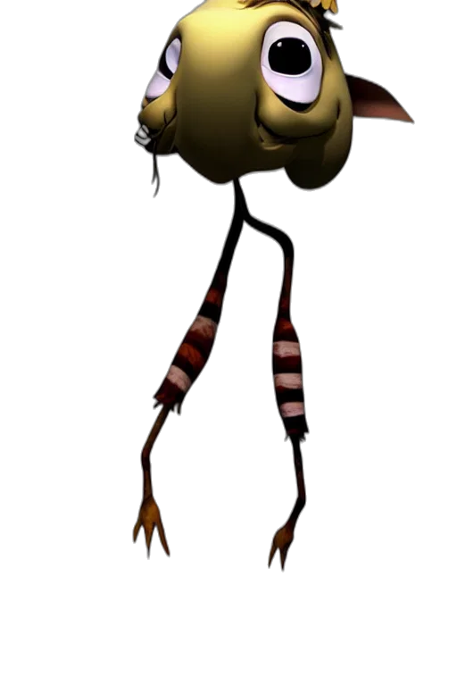creature, staff, animal, hat transparent PNG cut-out