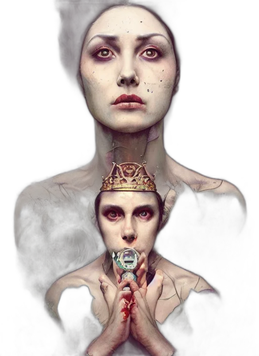 crown, face, jewelry, mask transparent PNG cut-out