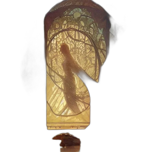 bottle, crown, sword, dress, concept art, fantasy art, watercolor, 3d render transparent PNG cut-out