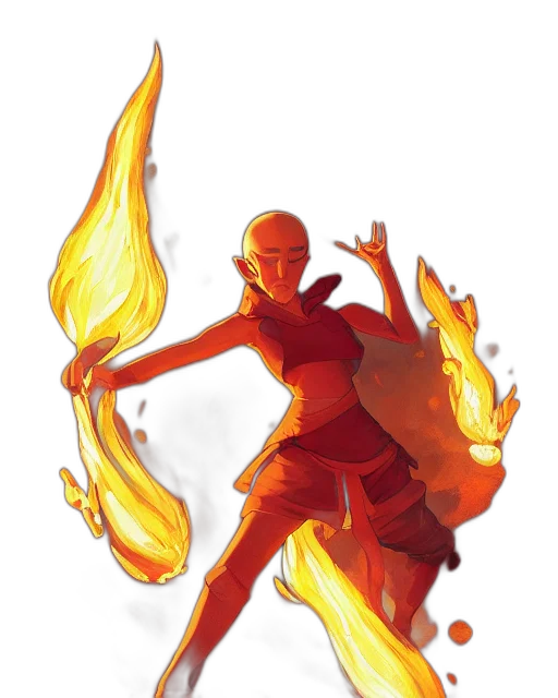 staff, dragon, concept art, fantasy art, comic book art, pixel art, fire, red transparent PNG cut-out