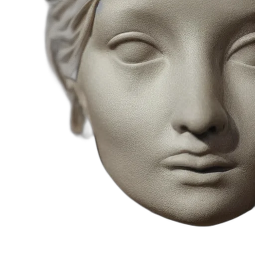 face, mask, crown, 3d render transparent PNG cut-out