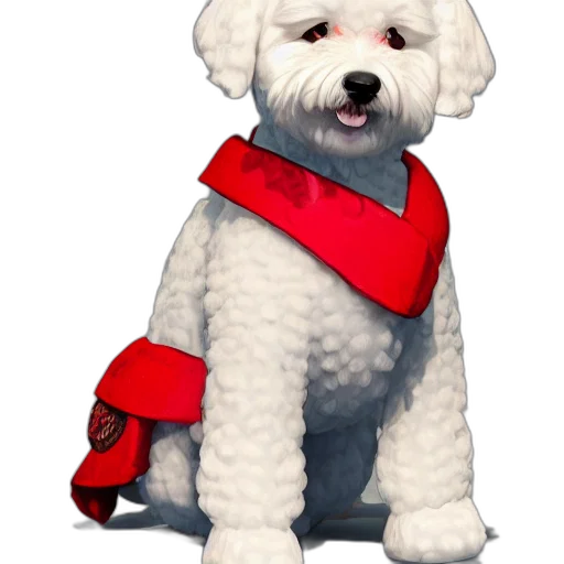 staff, animal, jacket, 3d render transparent PNG cut-out