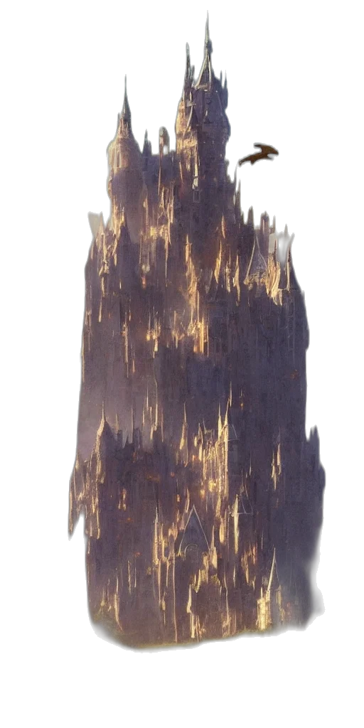 crown, dress, tree, sword transparent PNG cut-out