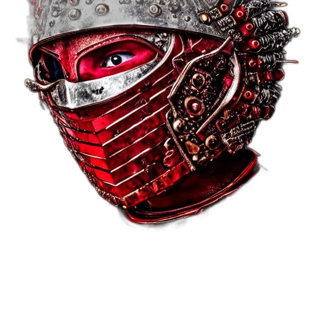mask, face, crown, jewelry, concept art, fantasy art, photorealistic, comic book art transparent PNG cut-out