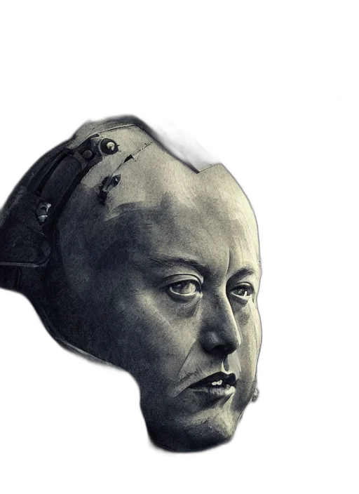 mask, face, crown, robot transparent PNG cut-out