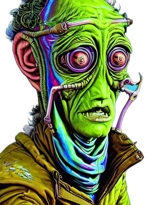 mask, face, staff, creature transparent PNG cut-out
