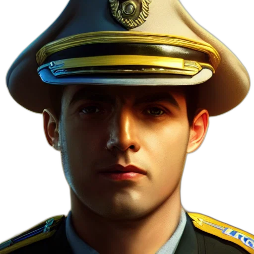 face, hat, staff, crown, photorealistic, 3d render, concept art, oil painting transparent PNG cut-out