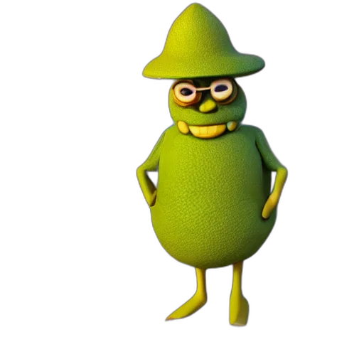 hat, staff, creature, animal transparent PNG cut-out