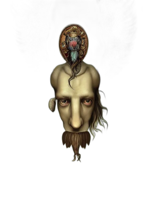 mask, face, creature, crown transparent PNG cut-out