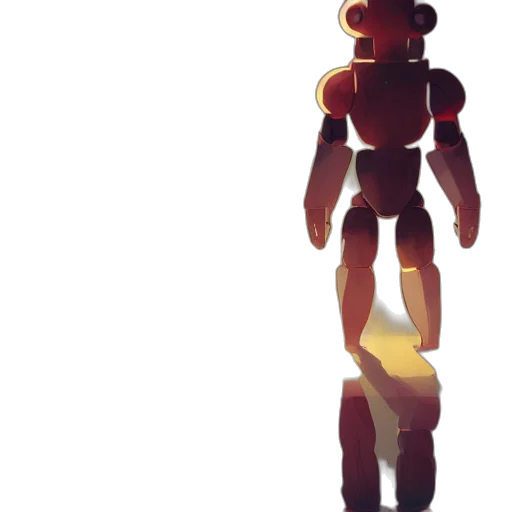 robot, staff, weapon, creature, concept art, pixel art, 3d render, cyberpunk transparent PNG cut-out