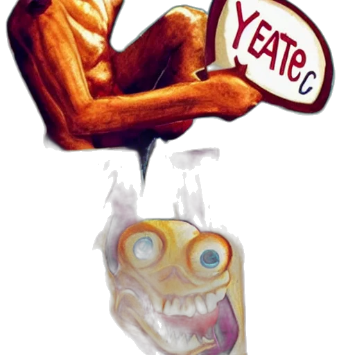 mask, creature, face, concept art transparent PNG cut-out