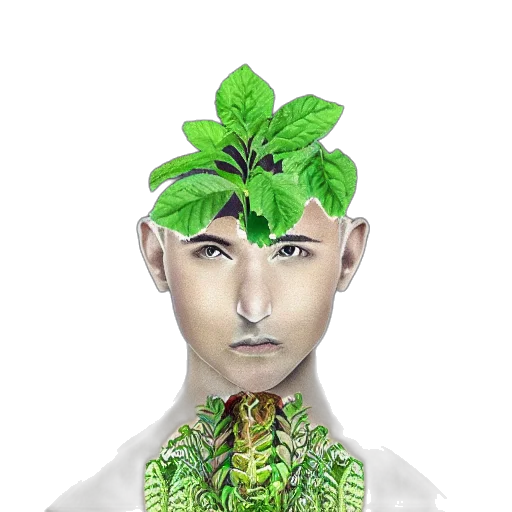 face, mask, crown, staff transparent PNG cut-out