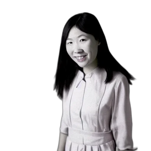 staff, dress, face, photorealistic transparent PNG cut-out