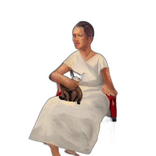 dress, staff, jewelry, face transparent PNG cut-out