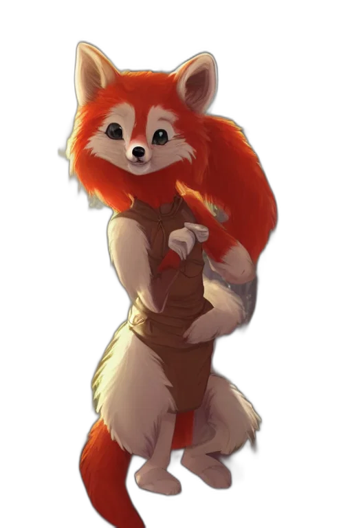 staff, dress, animal, creature, concept art, watercolor, fantasy art, pixel art transparent PNG cut-out