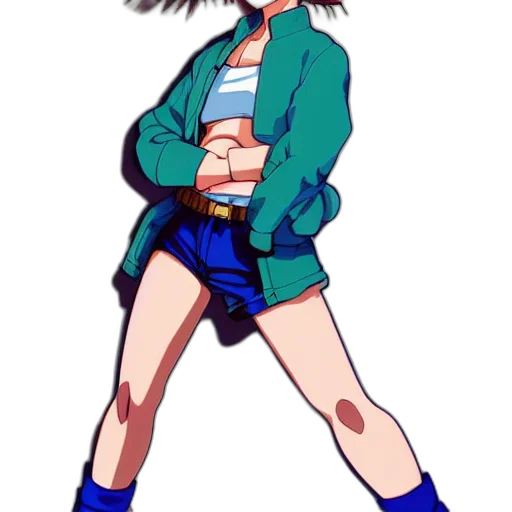 jacket, vaporwave, anime, pixel art transparent PNG cut-out