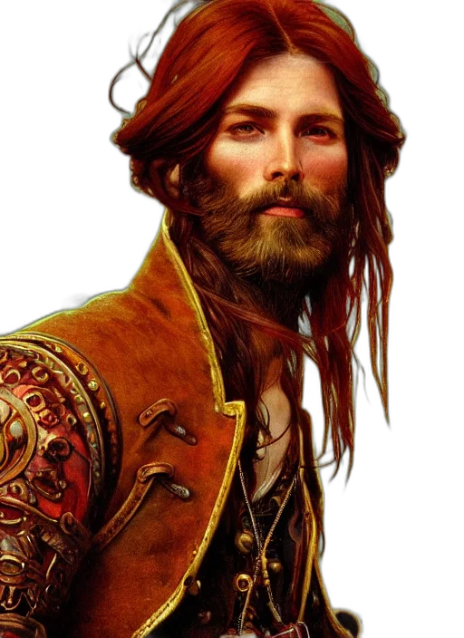 face, hair, crown, jacket transparent PNG cut-out
