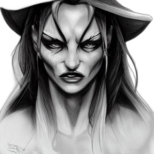 face, hat, mask, fantasy art, comic book art, pencil sketch, concept art, detailed transparent PNG cut-out
