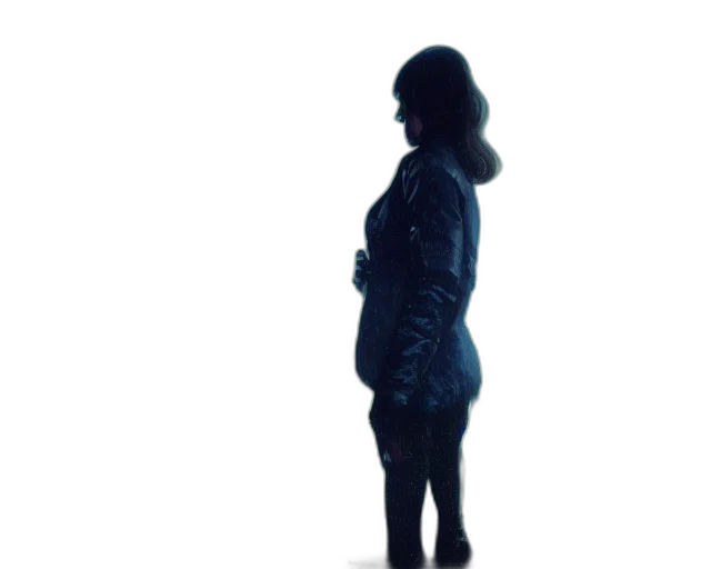 jacket, dress, staff, face transparent PNG cut-out