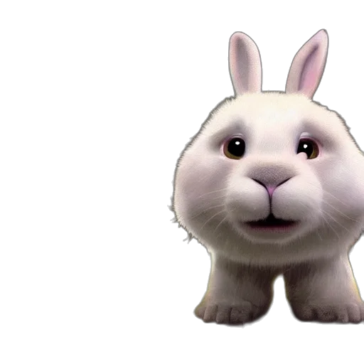 animal, creature, face, 3d render transparent PNG cut-out