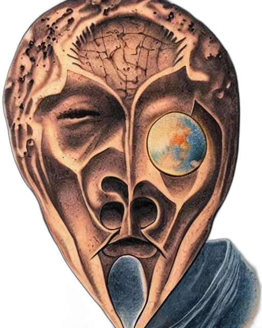 mask, face, crown, staff transparent PNG cut-out
