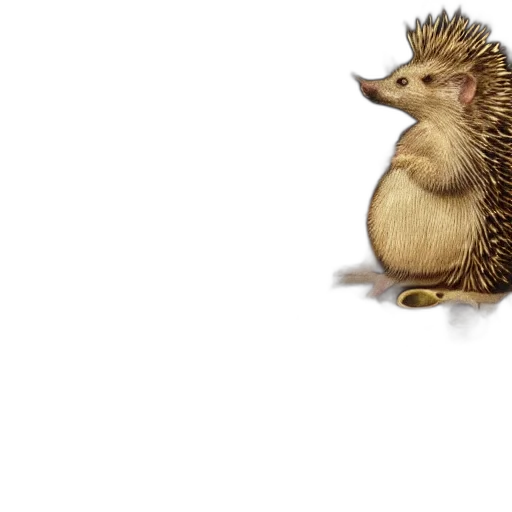 animal, creature, hair, food, 3d render, concept art, photorealistic, pixel art transparent PNG cut-out