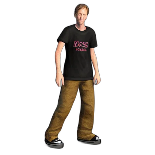 staff, shoes, 3d render, concept art, photorealistic, pixel art, tony, hawk transparent PNG cut-out