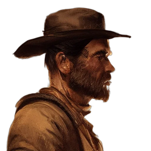 hat, face, staff, animal transparent PNG cut-out