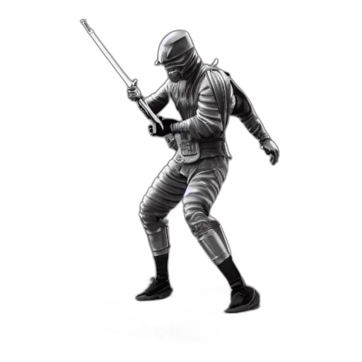 sword, weapon, staff, concept art, 3d render, pixel art, fantasy art, focused transparent PNG cut-out