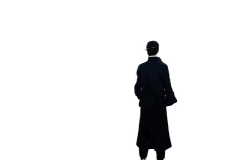 staff, jacket, dress, umbrella transparent PNG cut-out