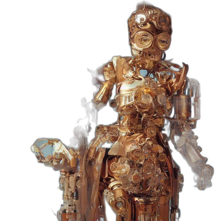 robot, jewelry, concept art, 3d render, octane, render, ultra, photorealistic transparent PNG cut-out