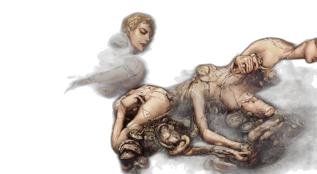 concept art, fantasy art, photorealistic, oil painting transparent PNG cut-out