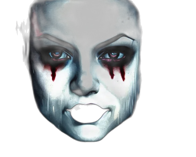 mask, face, robot, concept art transparent PNG cut-out