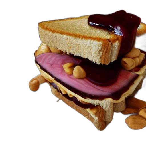 food, animal, furniture, crown, 3d render, photorealistic, concept art, peanut transparent PNG cut-out