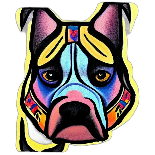 face, animal, cartoon, photorealistic transparent PNG cut-out