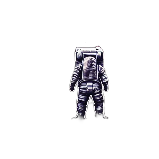 robot, jacket, creature, animal, pixel art, concept art, comic book art, cartoon transparent PNG cut-out