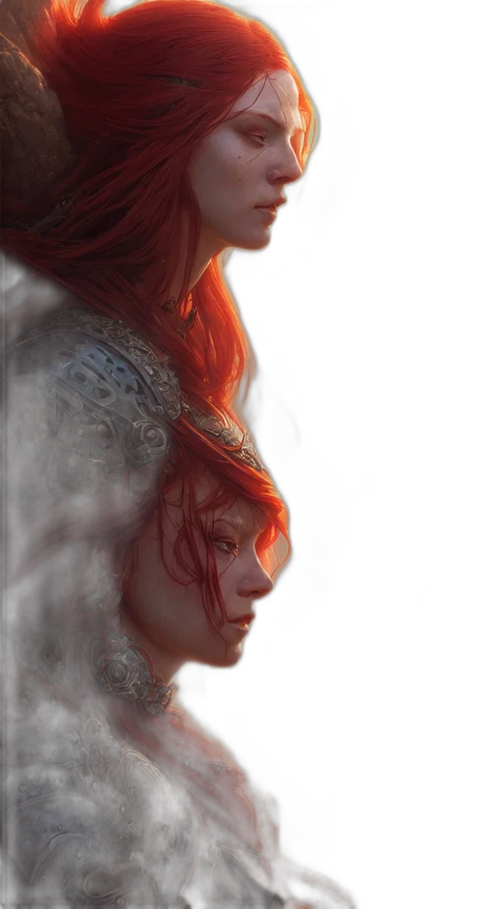 face, dragon, sword, crown transparent PNG cut-out