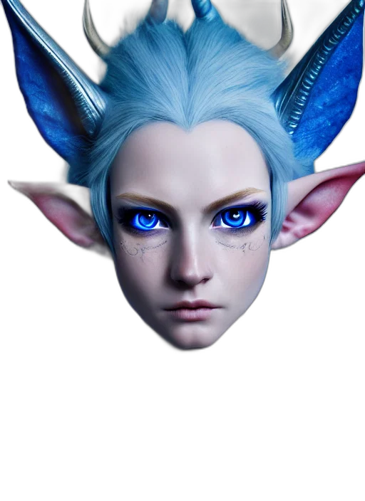 face, mask, dragon, creature, fantasy art, concept art, 3d render, photorealistic transparent PNG cut-out