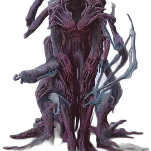 creature, staff, dragon, robot transparent PNG cut-out