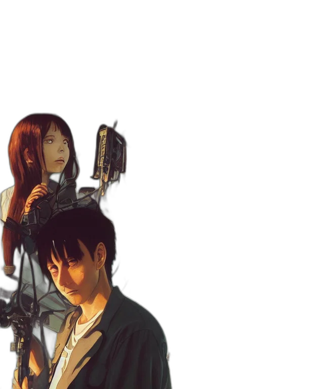 comic book art, concept art, pixel art, anime transparent PNG cut-out