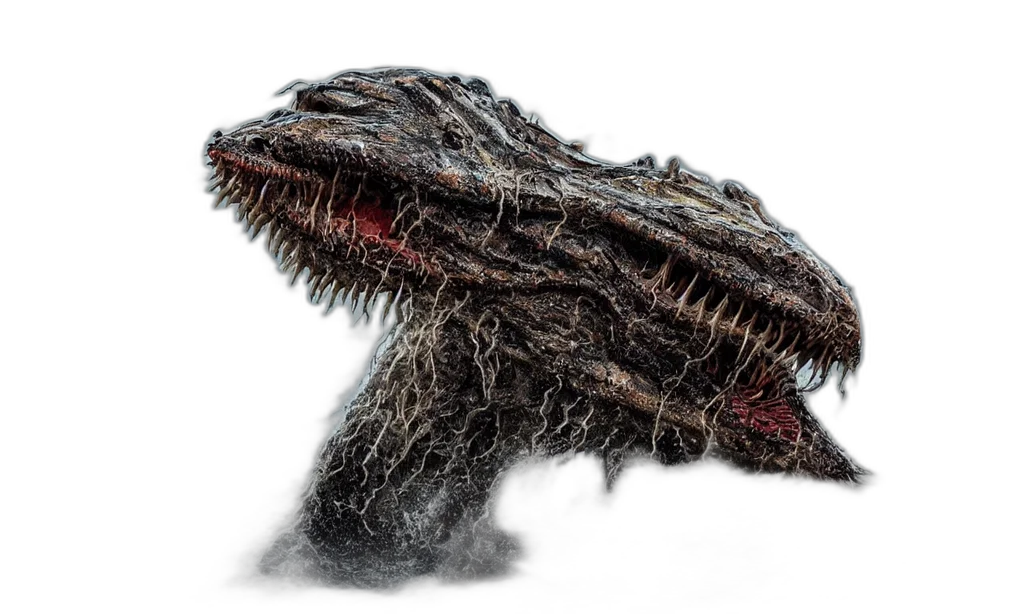dragon, creature, hair, animal transparent PNG cut-out