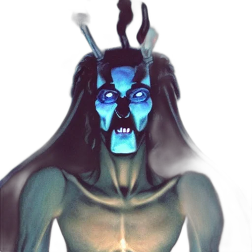 mask, creature, face, staff transparent PNG cut-out