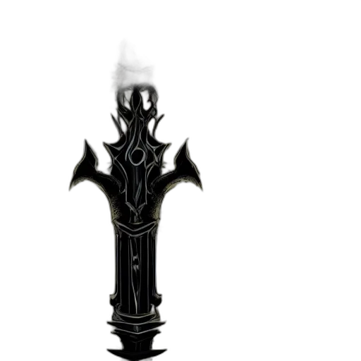 sword, staff, weapon, jewelry transparent PNG cut-out