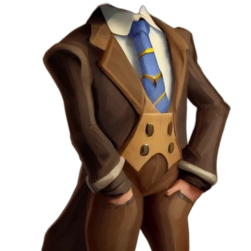 jacket, staff, face, robot transparent PNG cut-out