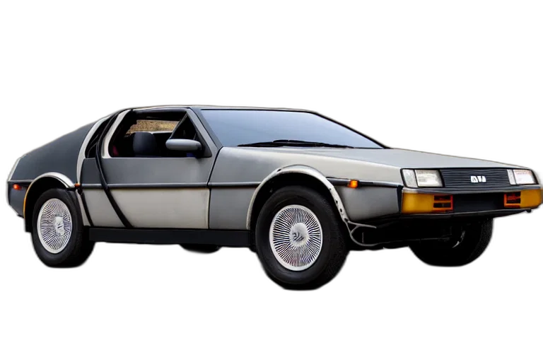 car, concept art, photorealistic, vaporwave transparent PNG cut-out