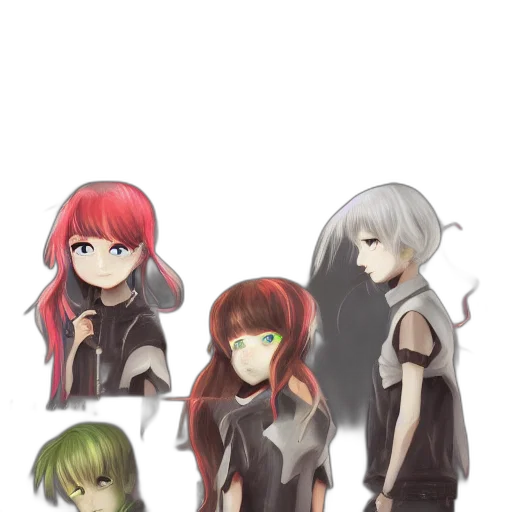 staff, weapon, mask, hair, concept art, anime, pixel art, fantasy art transparent PNG cut-out