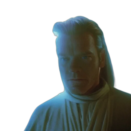 staff, hair, jacket, face, vaporwave, cyberpunk, neon lights, outer space transparent PNG cut-out
