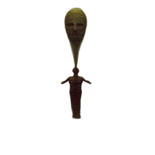 staff, mask, umbrella, creature transparent PNG cut-out