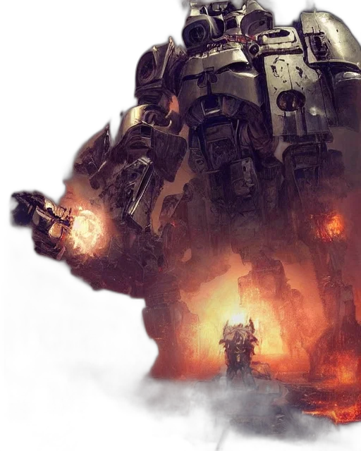 robot, weapon, concept art, fantasy art transparent PNG cut-out